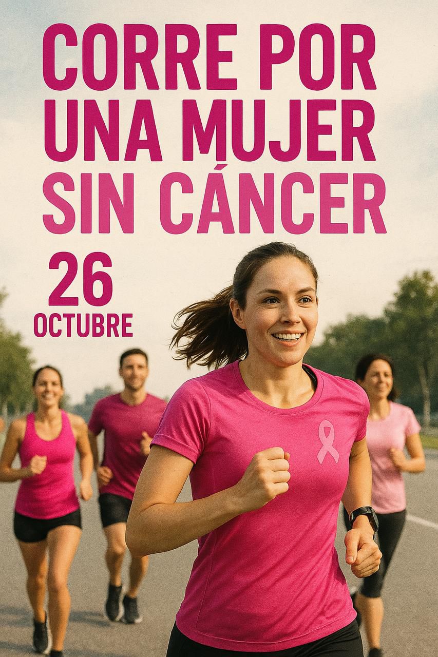 CORRE POR UNA MUJER SIN CANCER