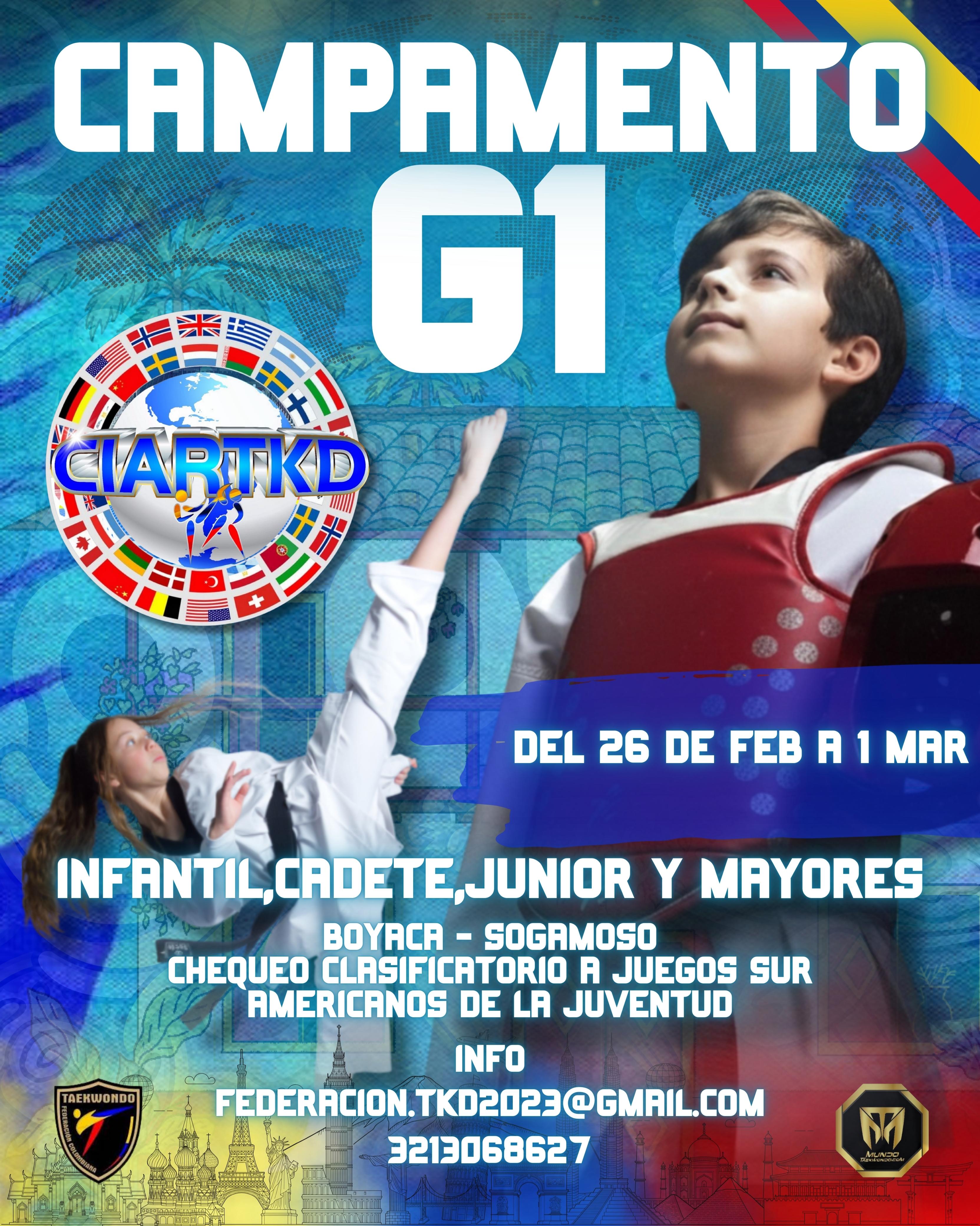 Campamento G1 - Federación 2026